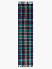 CASHMERE WATERWEAVE SCARF - MIDNIGHT PLAID | Talbots on sale