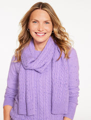 TWEED KNIT SCARF | Talbots for sale