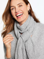 METALLIC CASHMERE SCARF | Talbots near me