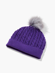SOFT CABLE KNIT BEANIE | Talbots on sale