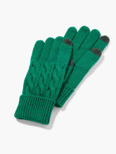 SOFT CABLE KNIT GLOVES | Talbots outlet