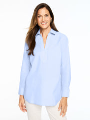 NON-IRON TUNIC POPOVER - END-ON-END | Talbots discount