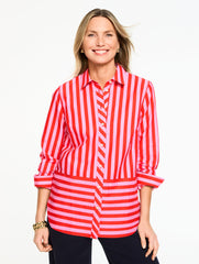 MODERN CLASSIC SHIRT - LIVELY STRIPE | Talbots sale
