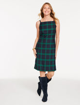 SLEEVELESS DRESS - DASHING TARTAN | Talbots discount