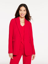 POLISHED CREPE BLAZER | Talbots sale
