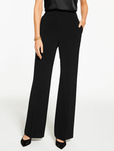 WIDE LEG POLISHED CREPE PANTS | Talbots for sale