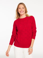 BOBBLE TEXTURE CREWNECK SWEATER | Talbots near me