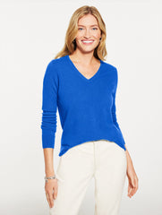 CASHMERE V-NECK SWEATER | Talbots discount