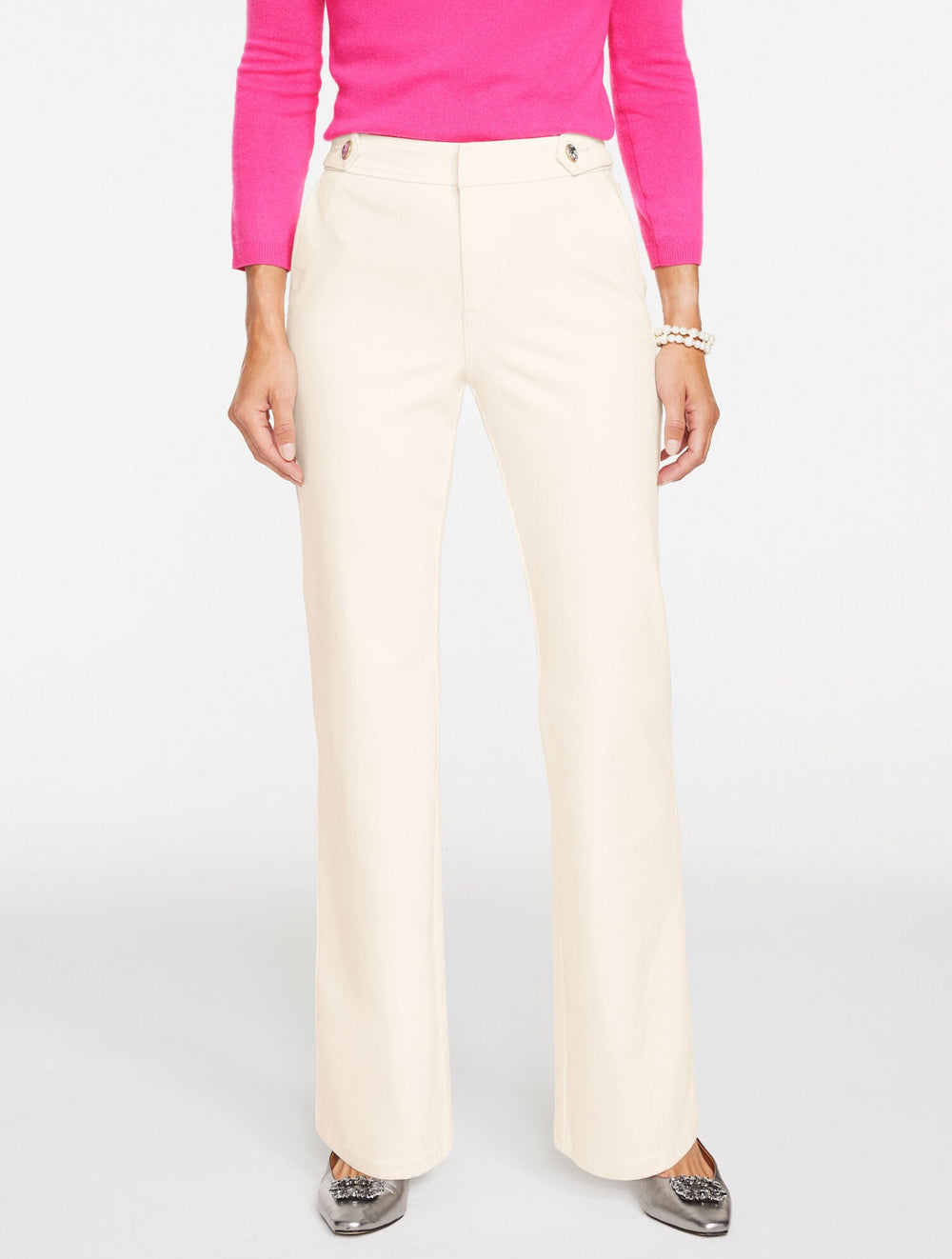 FLARE LEG HIGH WAIST JEANS | Talbots online