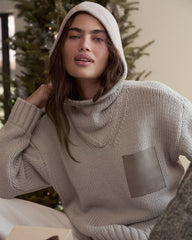 COTTON BLEND POCKET HOODIE | Talbots on sale
