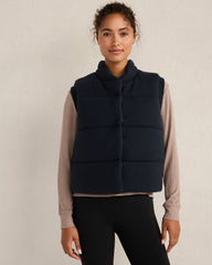 VISCOSE BLEND PUFFER VEST | Talbots for sale