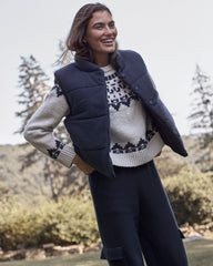 VISCOSE BLEND PUFFER VEST | Talbots for sale