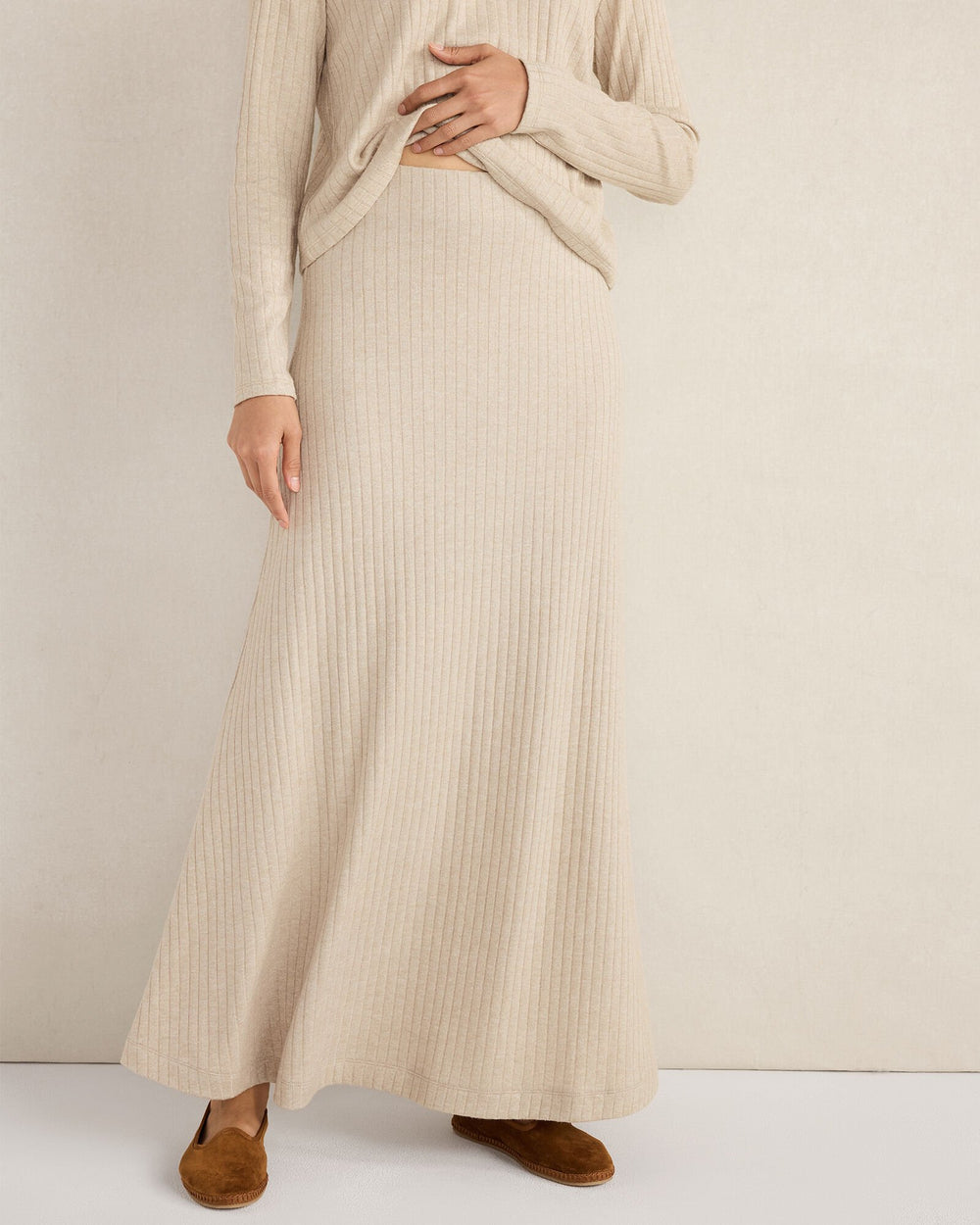 LUREX RIB KNIT MAXI SKIRT | Talbots near me