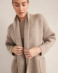LOFTY KNIT SHAWL COLLAR CARDIGAN | Talbots sale