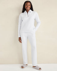COMFORT FLEECE QUARTER-ZIP PULLOVER | Talbots outlet