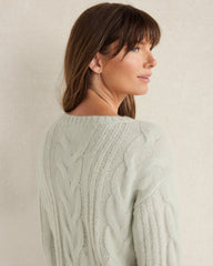 LOFTY KNIT V-NECK SWEATER | Talbots discount