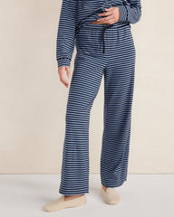 ORGANIC COTTON JERSEY BOLD STRIPE SLEEP SET | Talbots sale