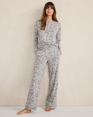 ORGANIC COTTON JERSEY MUTED FLORAL PAJAMA PANTS | Talbots on sale