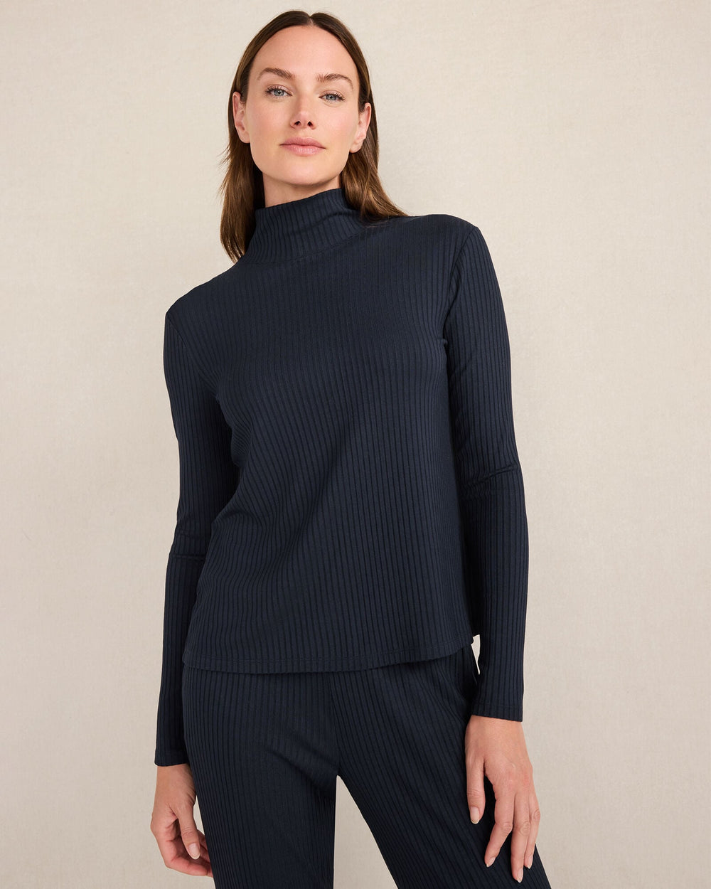 DRAPEY RIB KNIT TURTLENECK | Talbots online