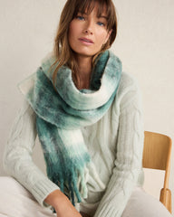 OVERSIZED PLAID SCARF | Talbots online