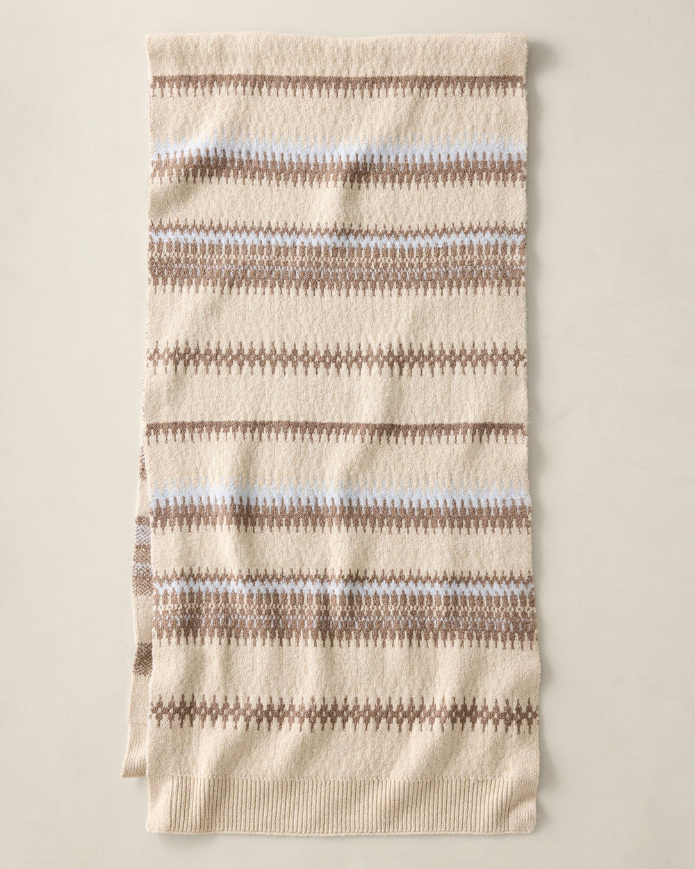 ORGANIC COTTON BLEND FAIR ISLE SCARF | Talbots outlet