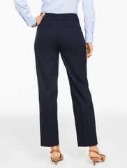 STRAIGHT ANKLE TWILL PANTS | Talbots on sale
