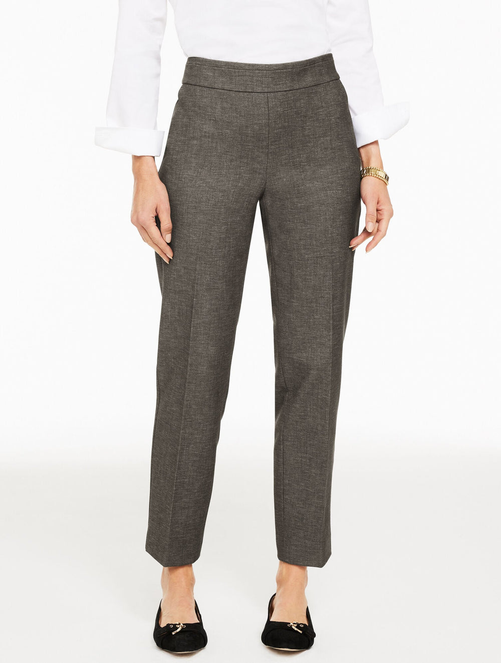 SLIM STRAIGHT ANKLE PANTS | Talbots outlet