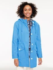 HOODED RAIN JACKET | Talbots sale