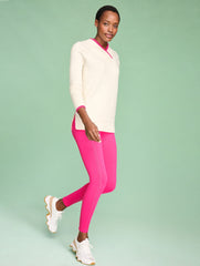 PERFORMANCE COMPRESSION LEGGINGS - PICOT TRIM | Talbots discount