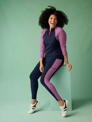 PERFORMANCE COMPRESSION LEGGINGS - GEO | Talbots discount