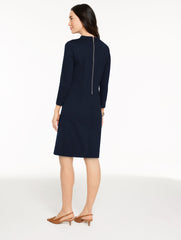 LUXE PONTE SHIFT DRESS | Talbots on sale