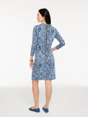 JACQUARD SHIFT DRESS - PAISLEY | Talbots on sale