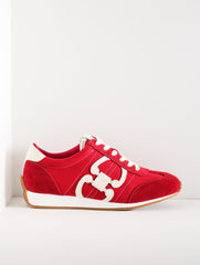 ALEX STATUS HERRINGBONE SUEDE SNEAKERS | Talbots sale