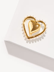 ROMANTIC HEART BROOCH | Talbots outlet