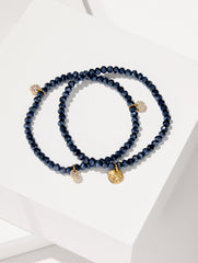 ADARA BEADED STRETCH BRACELET SET | Talbots on sale