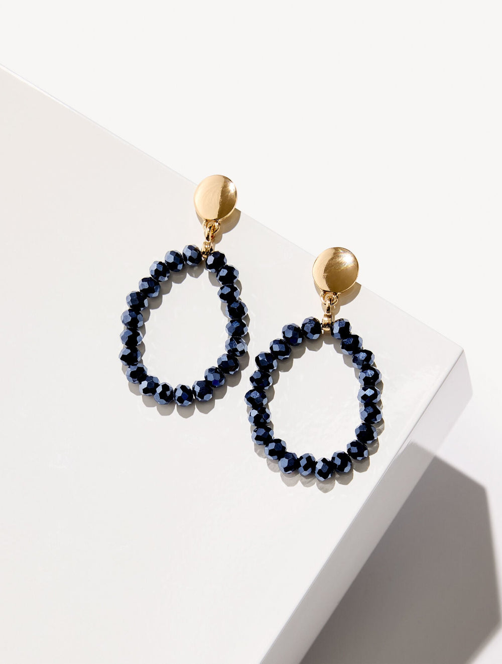 ADARA BEADED HOOP EARRINGS | Talbots for sale
