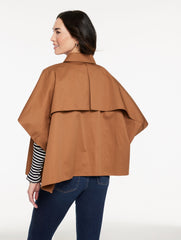 SHORT TRENCH CAPE | Talbots online