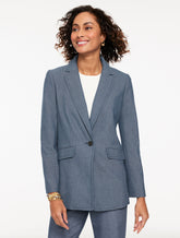 REFINED DENIM BLAZER | Talbots near me
