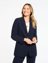 POLISHED CREPE BLAZER | Talbots discount