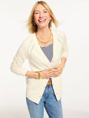 POINTELLE GIRLFRIEND CARDIGAN | Talbots sale