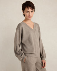 SOFT KNIT V-NECK TOP | Talbots on sale