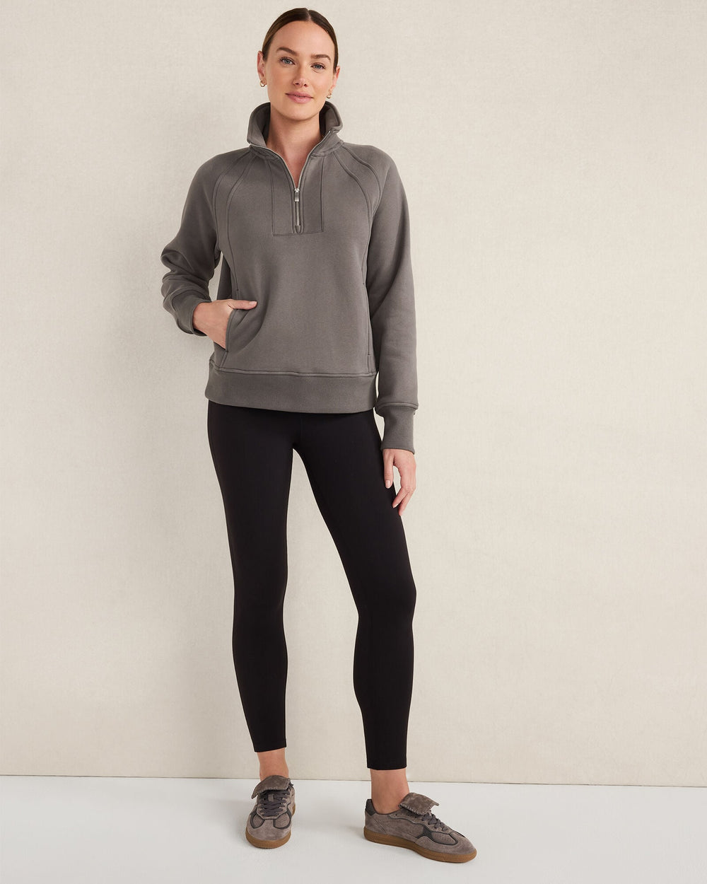 CLOUD FLEECE HALF-ZIP PULLOVER | Talbots online