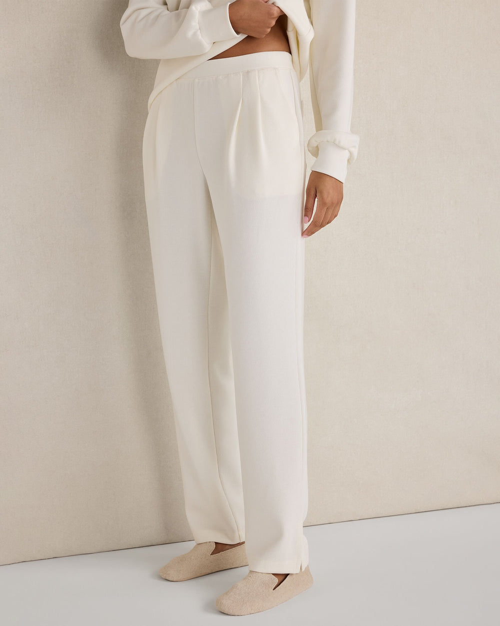 DOUBLE KNIT PLEATED PANTS | Talbots for sale