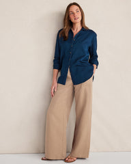 THE DAILY SHIRT IN INDIGO TWILL | Talbots sale