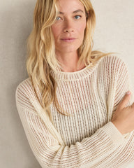 WOOL AND CASHMERE POINTELLE ROLL NECK SWEATER | Talbots US