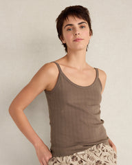 ORGANIC COTTON POINTELLE CAMI | Talbots online