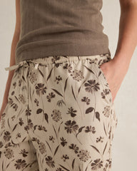ORGANIC COTTON POPLIN SCATTERED FLORAL PAJAMA PANTS | Talbots for sale
