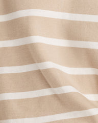 BRUSHED COTTON INTERLOCK STRIPE CREWNECK | Talbots for sale