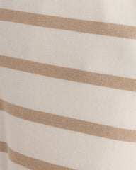 BRUSHED COTTON INTERLOCK STRIPE PANTS | Talbots sale