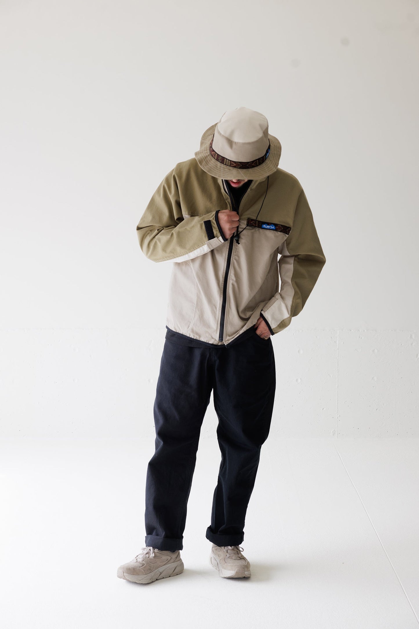 KAVU L/S FZ Throwshirt